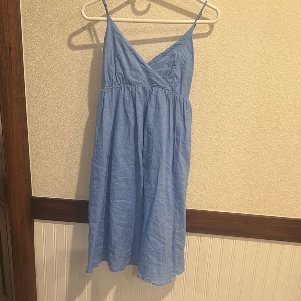 FRNCH Blue Midi Dress